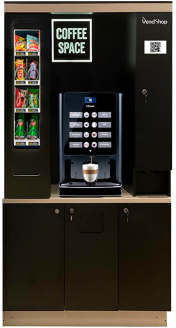 Кофейня самообслуживания COFFEE SPACE с модулем для снеков SNACK BOX (кофе корнер)